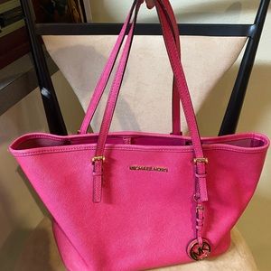 Michael Kors preowned pink tote